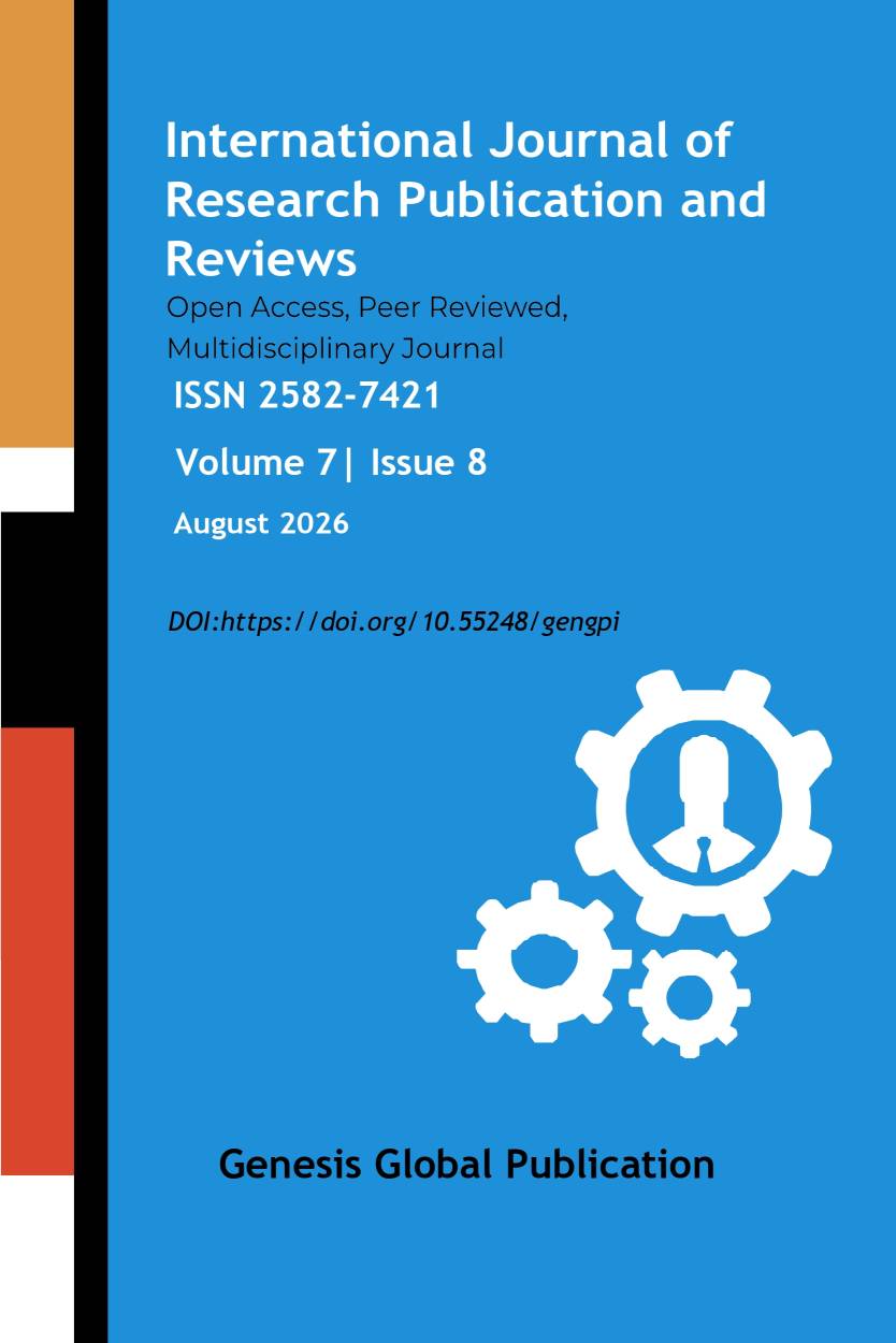 International Journal of Research Publication and Reviews cover